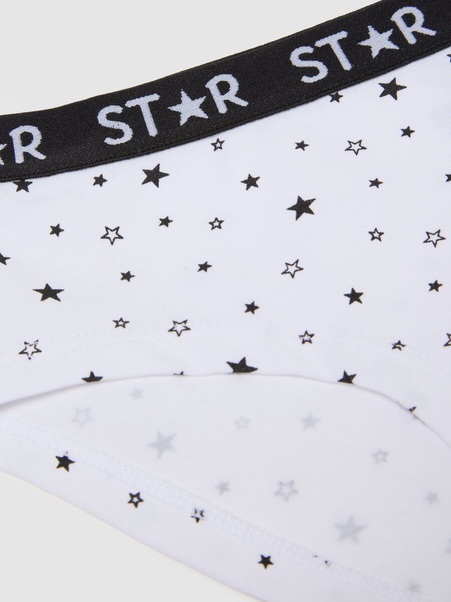 Multicolour stretch cotton knickers for girls regular fit_2