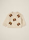 Beige sweater with dog appliqu&eacute;s_0