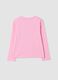 T-shirt rosa em puro algod&atilde;o org&acirc;nico com gola redonda_1