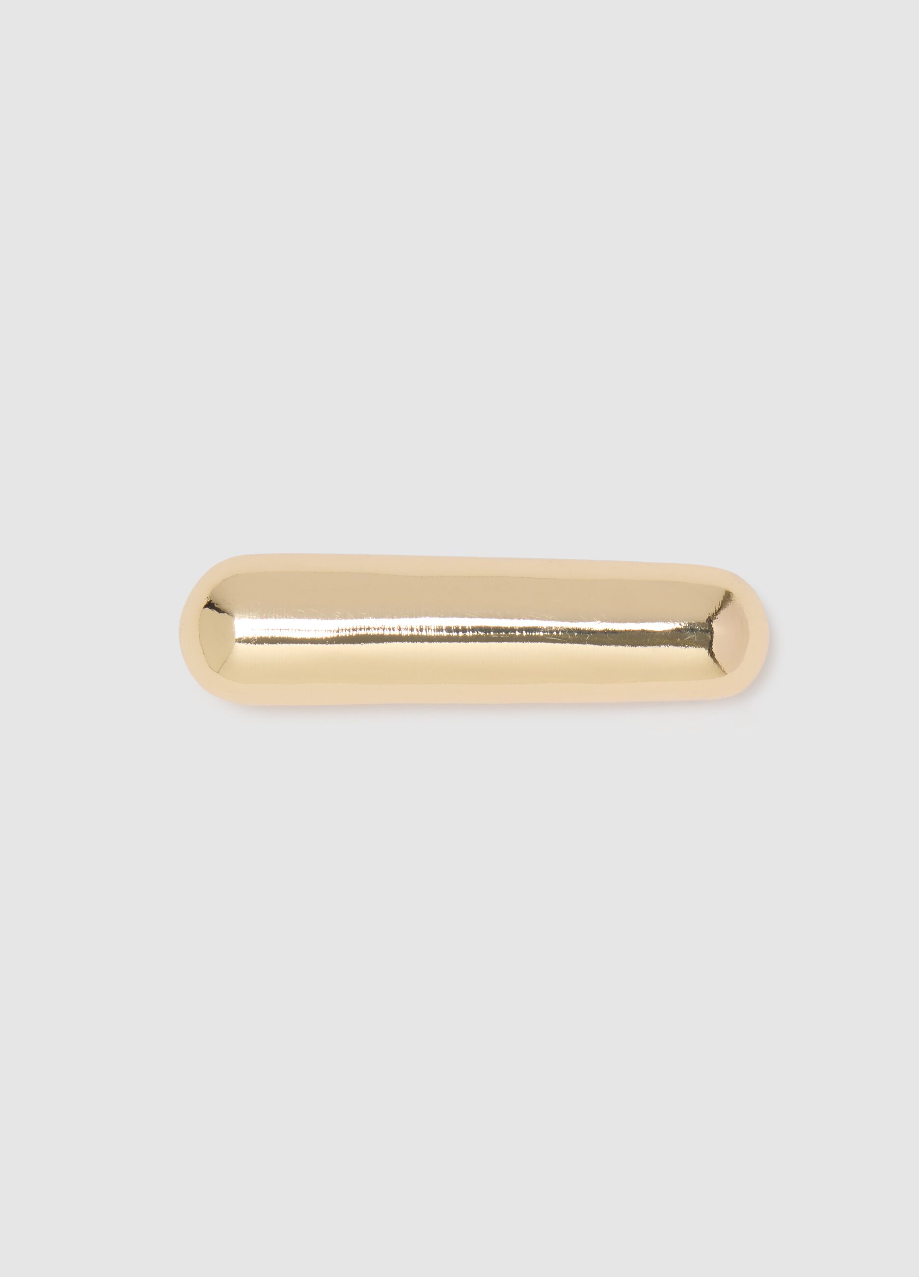 Elegant gold-coloured zinc hair clip