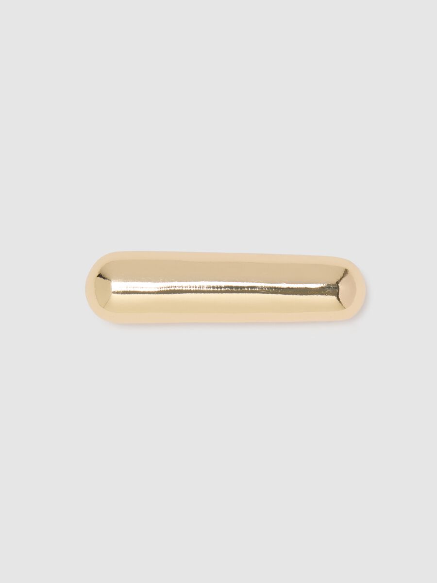 Elegant gold-coloured zinc hair clip_0