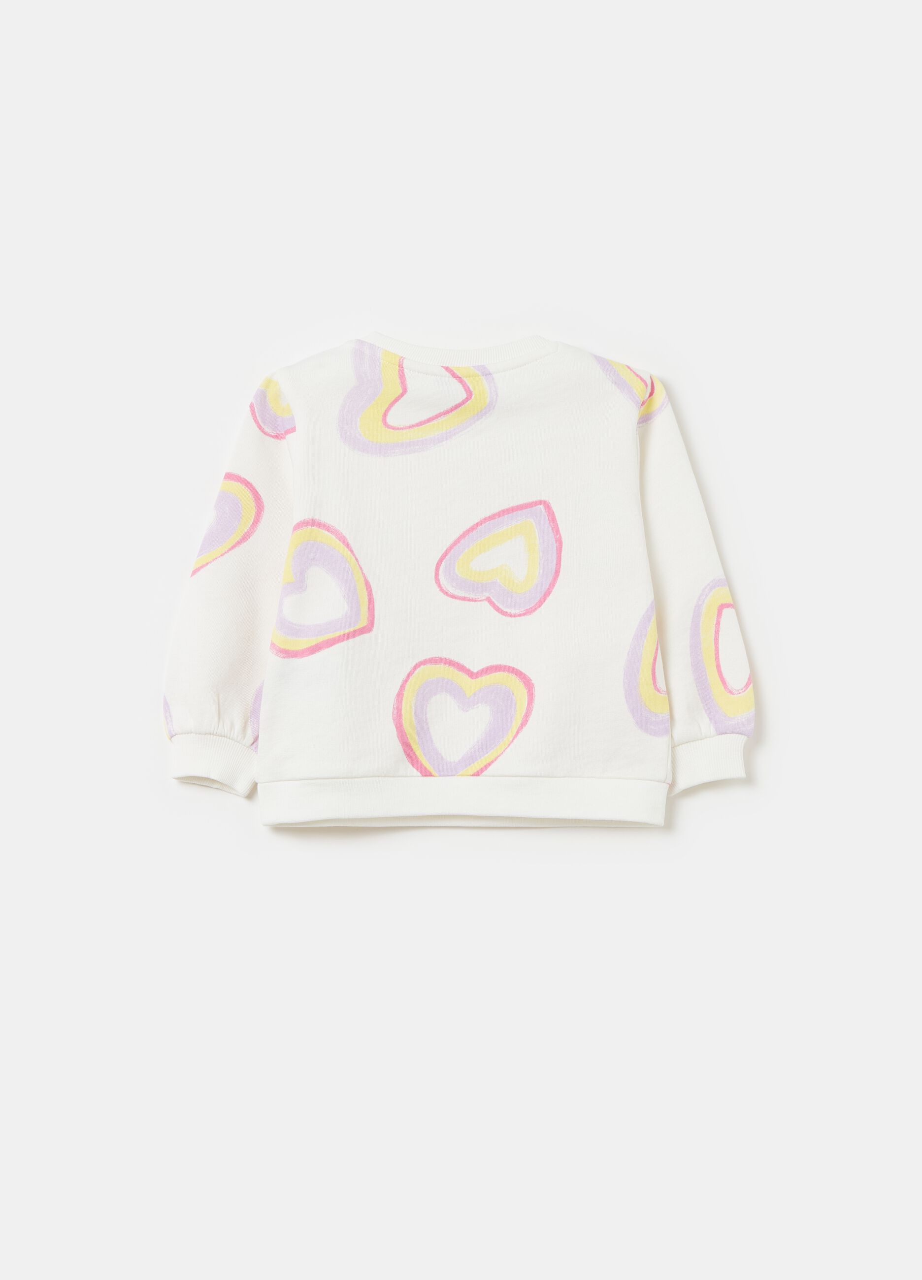French terry sweatshirt with print