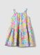 Multicoloured pure cotton heart-print dress_0