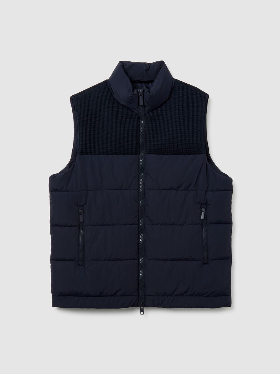 Regular fit blue gilet_4