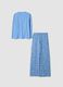 Light blue organic cotton Lilo & Stitch pyjamas for girls_1