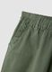 Regular Fit Green Stretch Cotton Trousers_5