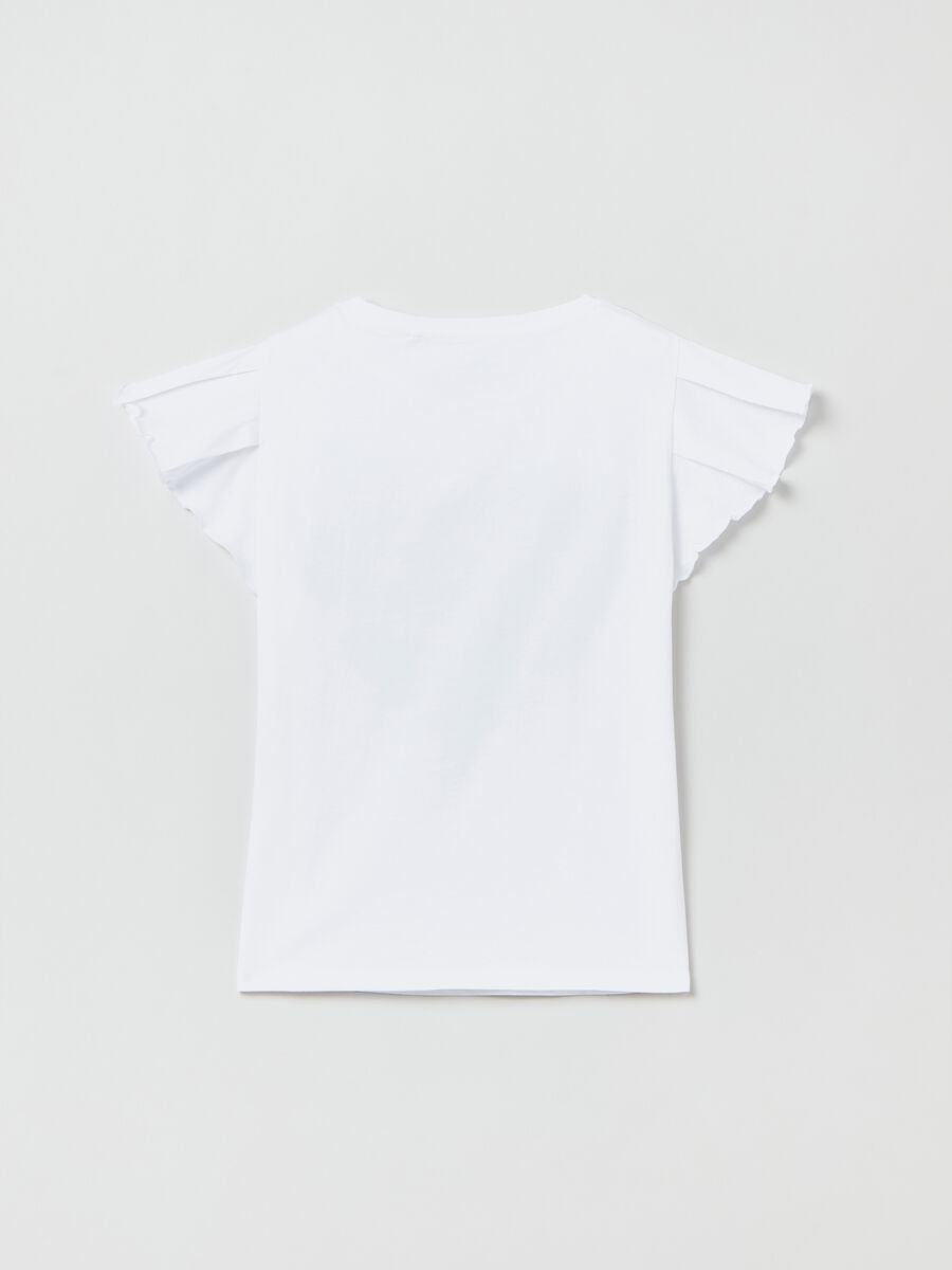 Camiseta de algodón con motivo de texto_1