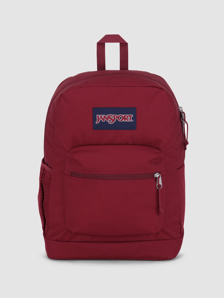 Zaino rosso con tasca frontale_0