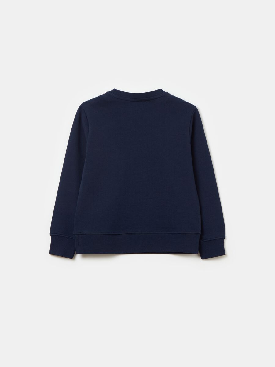 French terry sweatshirt with round neck_1