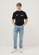 Schwarzes T-Shirt aus reiner Baumwolle mit kurzen &Auml;rmeln und Regular Fit Inter Miami CF_1