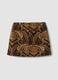 Kurzer brauner Rock mit Paisley-Muster_6