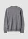 Grey crew-neck jumper in knit jersey, regular fit_2
