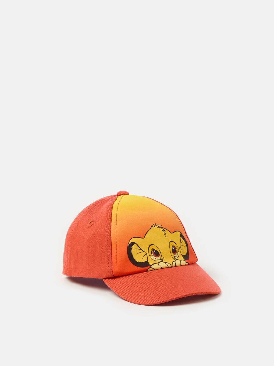 Organic cotton hat with The Lion King print_0
