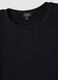 Schwarzes Rundhals-T-Shirt aus elastischem Modal- und Kaschmirmix, Regular Fit_1