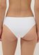 White stretch bikini bottoms with ruched details, regular fit_3