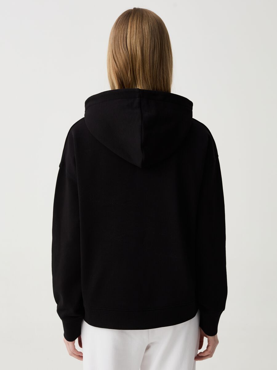 Essential oversized sweatshirt with hood and print_2