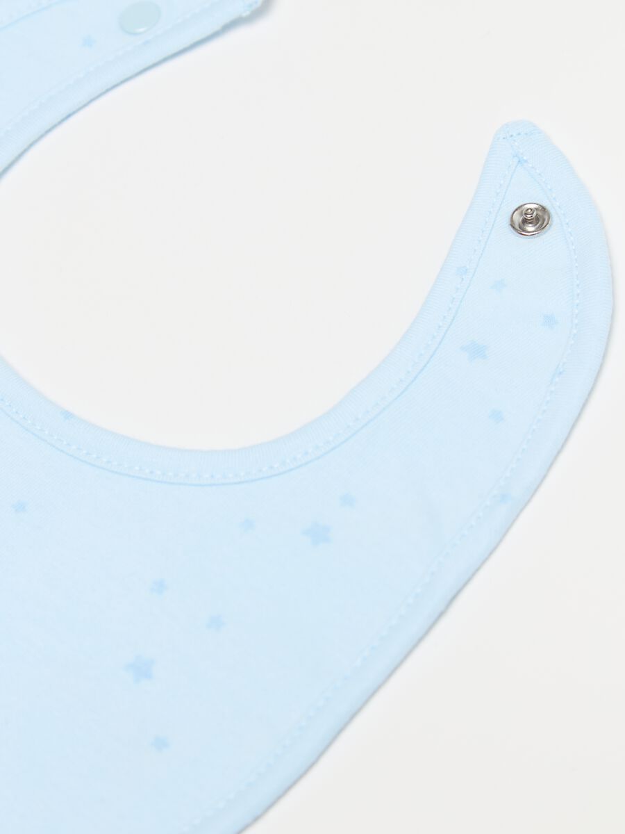 Two-pack bibs with stars print and embroidery_1
