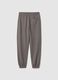 Cal&ccedil;as jogger cinza de algod&atilde;o puro para rapazes regular fit_4