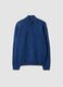 Blue half-zip neck jumper_0