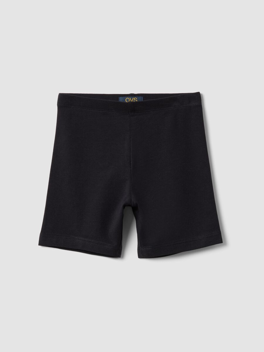 Blue organic cotton shorts_0
