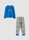 Multicolour Batman print pure organic cotton pyjamas_0