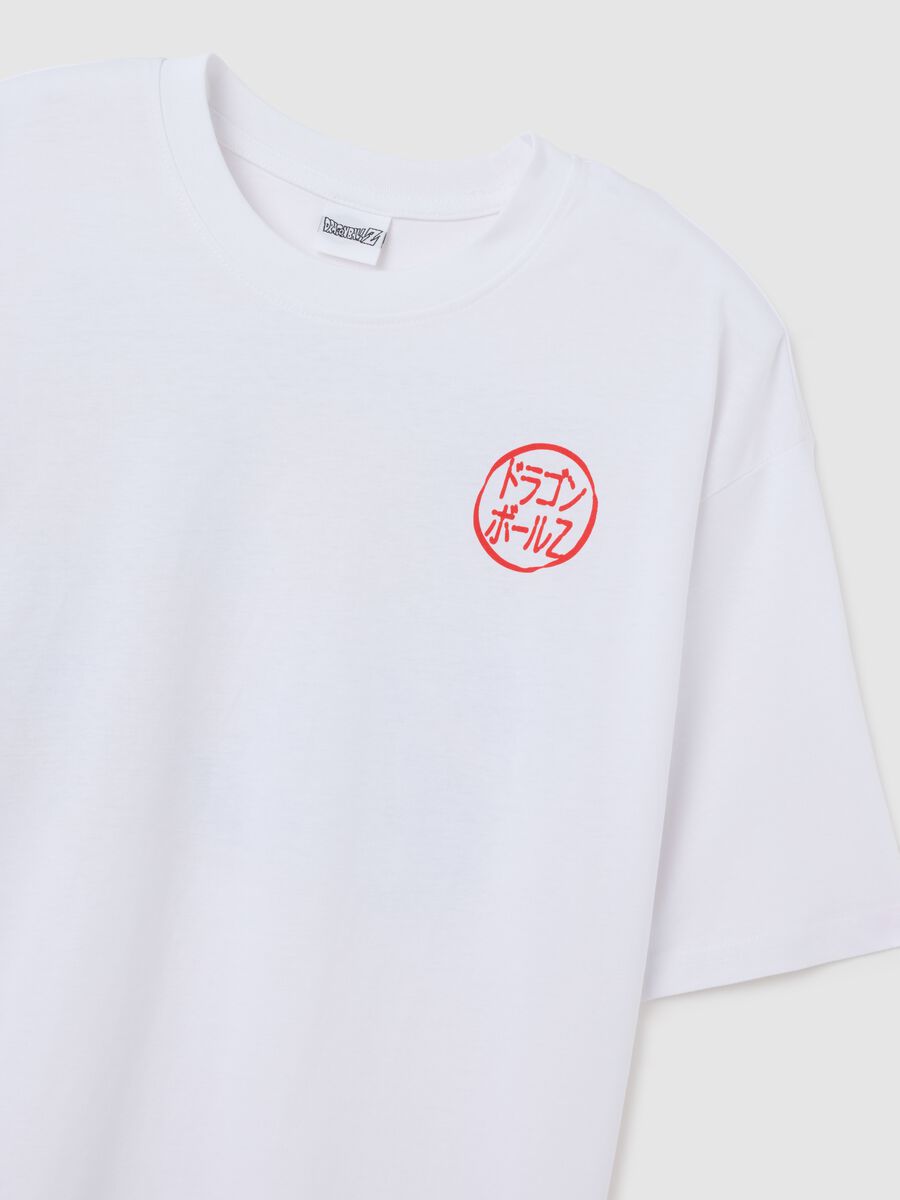 White pure cotton regular fit T-shirt_5