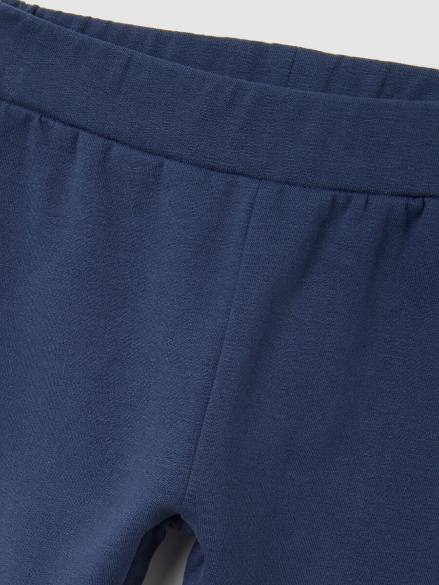 Multicolour cotton blend sweatshirt and trousers set for girls - regular fit_3