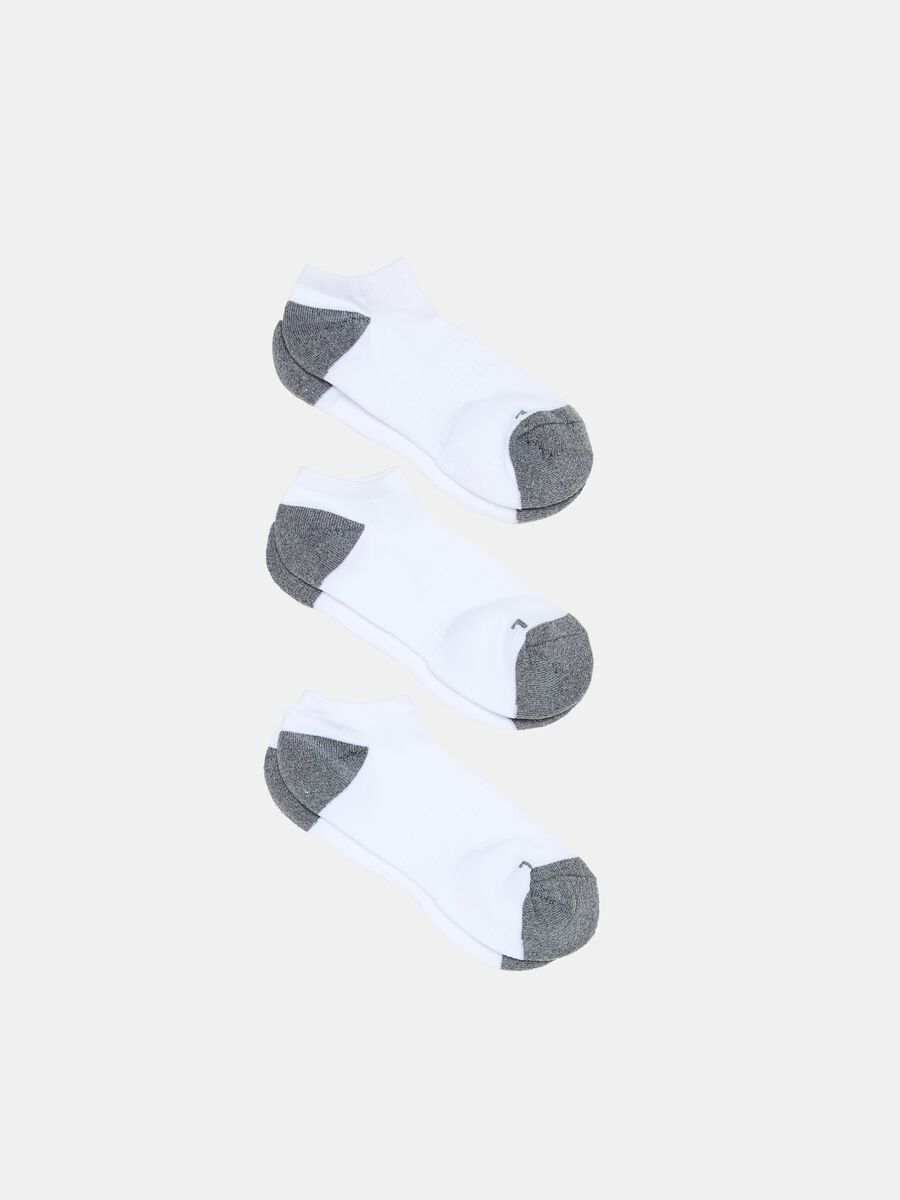 Three-pair pack stretch fitness shoe liners_0