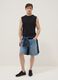 Black pure cotton vest_1