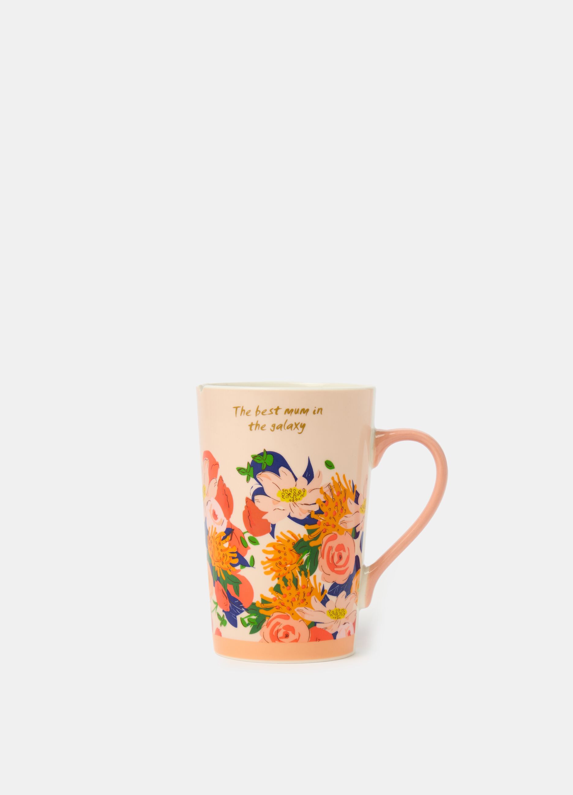 Cup with floral Mother’s Day motif