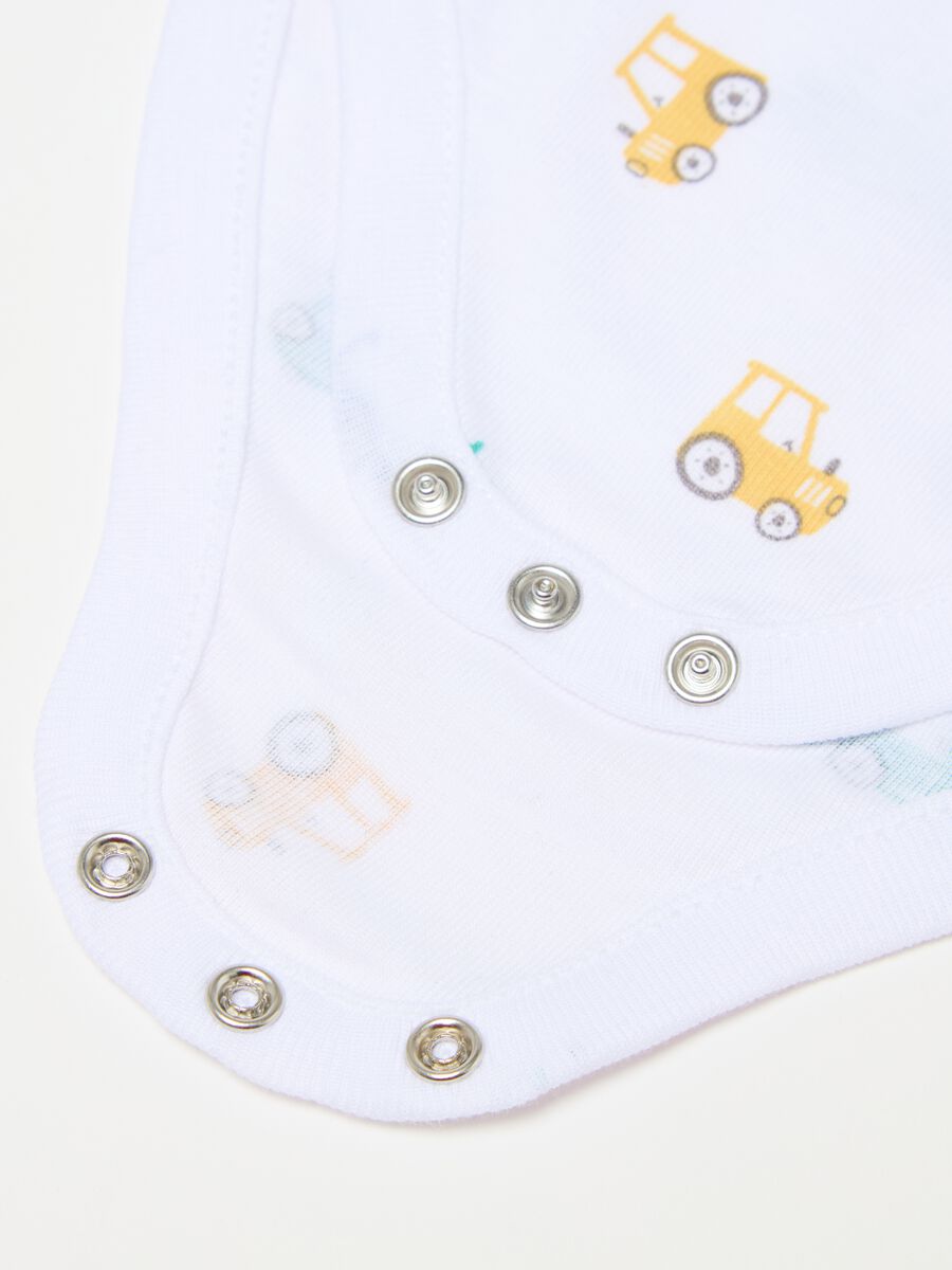 Three-pack bodysuits in organic cotton with print_2