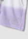 Short viola in misto cotone con vita elasticizzata per bambina regular fit_2