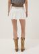 White mini skirt in pure cotton_2