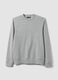 Grey crew-neck cotton-blend sweatshirt, regular fit_4