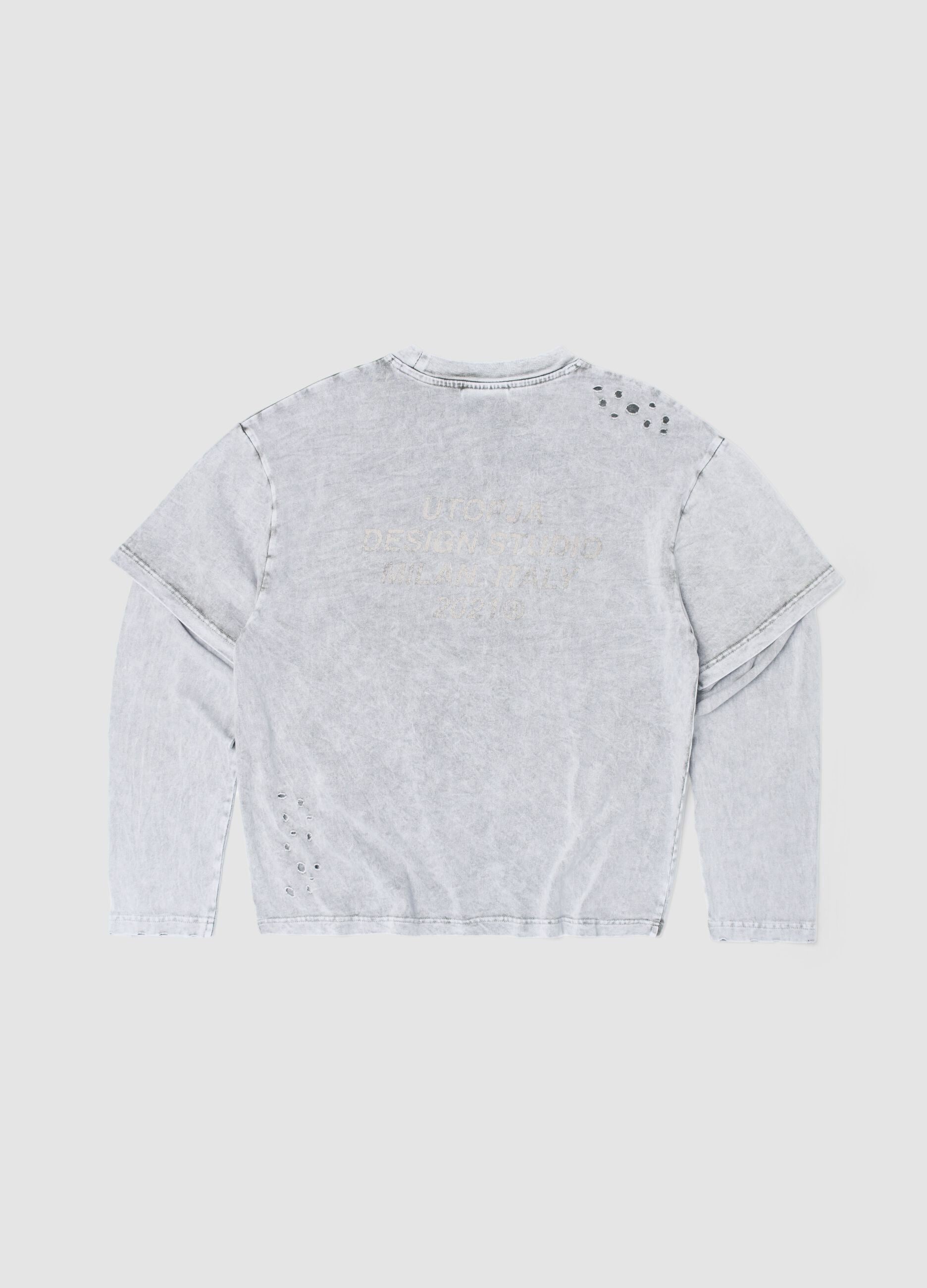 Double Longsleeve Washed Moonstone