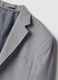 Grey single-breasted blazer with regular fit micro-checks_5