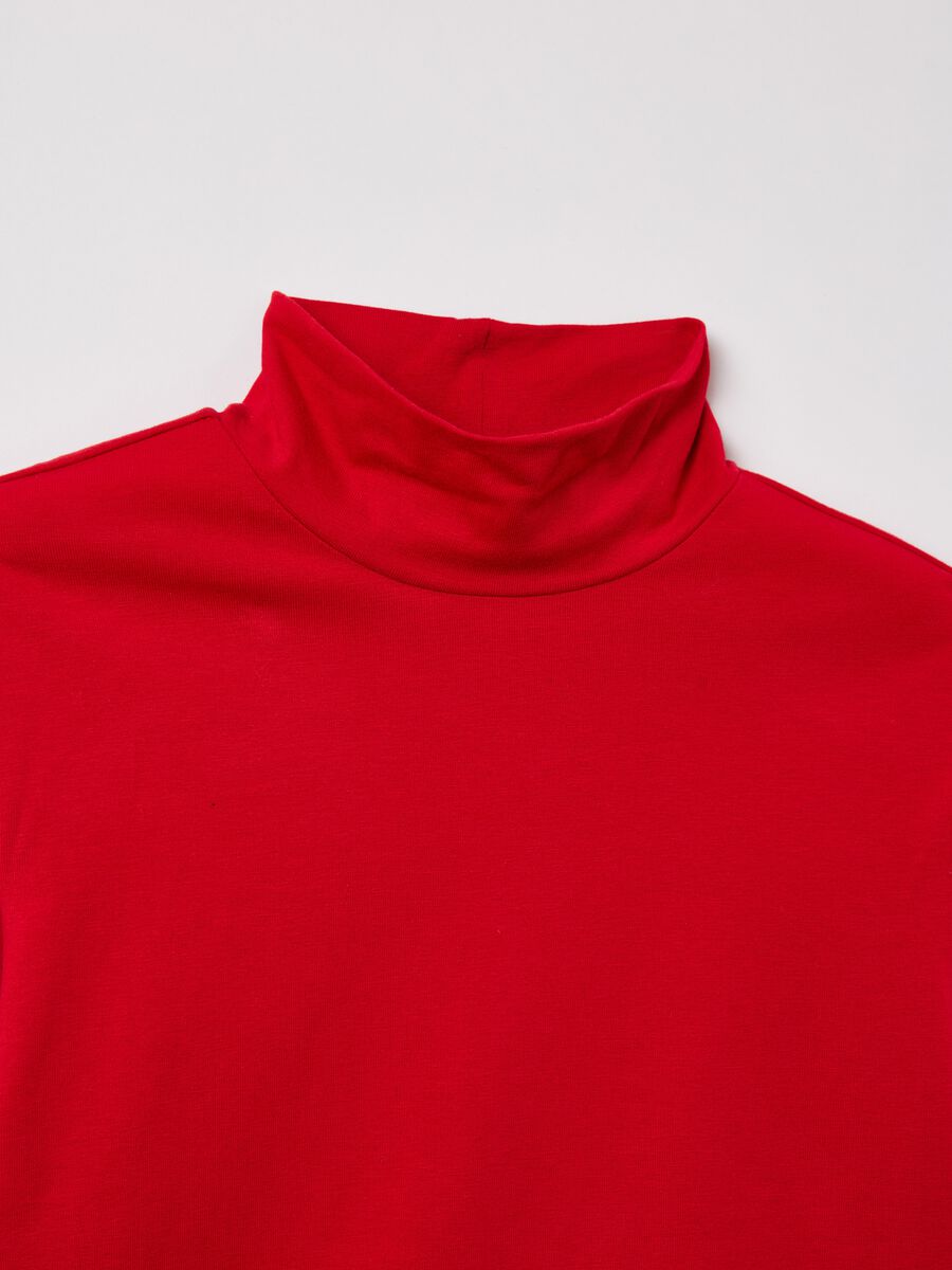 Long-sleeved T-shirt with high neck_2