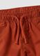 Orange Shorts aus reiner Baumwolle f&uuml;r Jungen, Regular Fit, mit Kordelzug_2