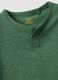 Green pure cotton vest top with buttons_2