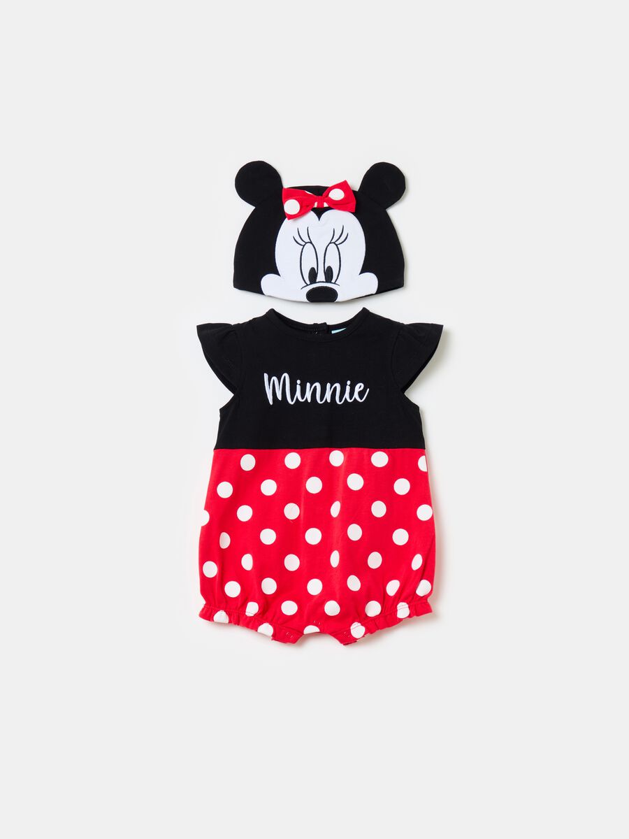 Minnie Mouse bodysuit and hat set_0