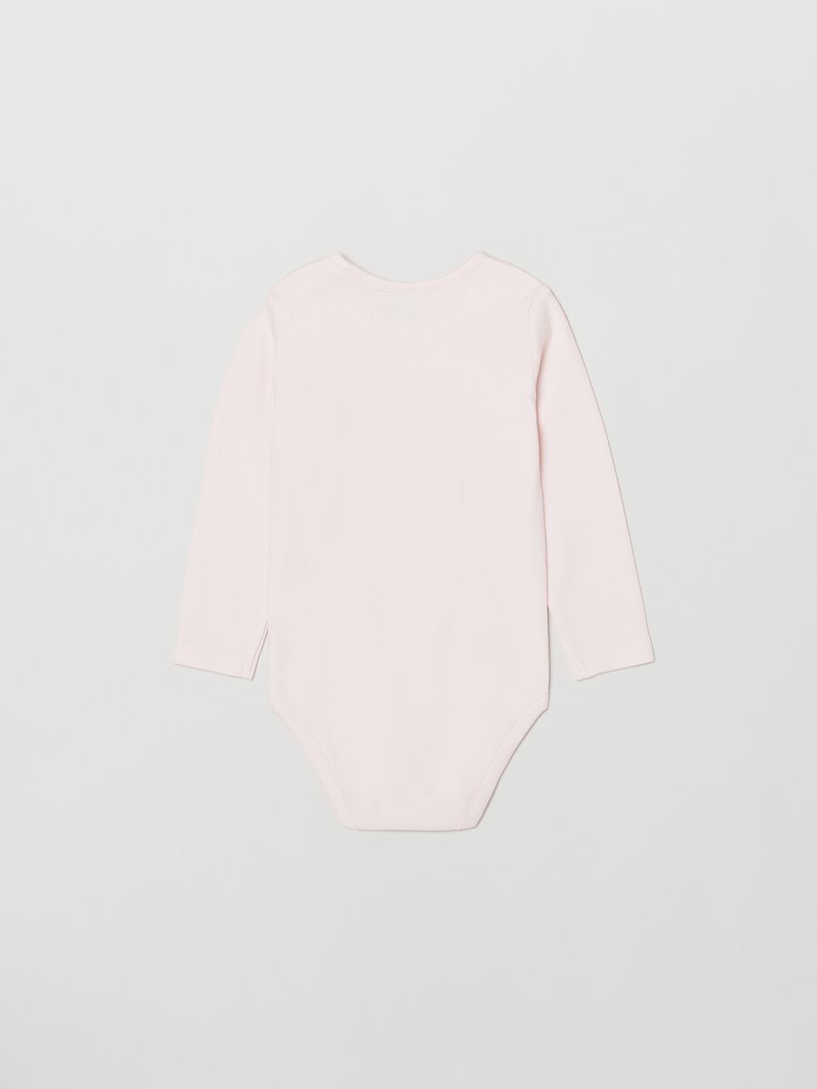 Two-pack long-sleeved bodysuits in cotton_1