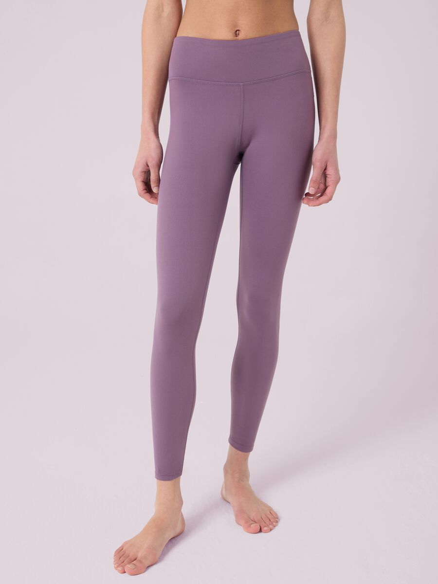 High-waisted leggings in technical fabric ALTAVIA STUDIO_1
