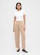 Beige Stretch Trousers_0
