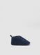 Scarpine blu con lacci elastici e fodera completa_0