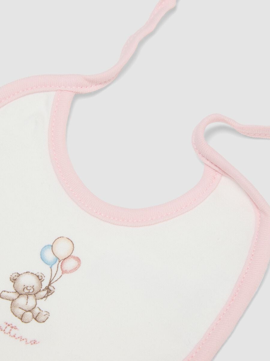 2er-Pack L&auml;tzchen in Wei&szlig; und Rosa aus reiner Bio-Baumwolle mit Prints f&uuml;r Babys_1
