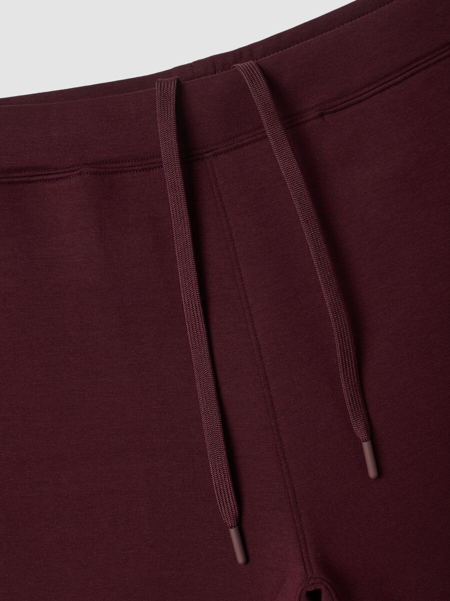 Breathable brown 2-way stretch shorts_1