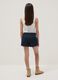 Blue denim shorts in pure cotton_1