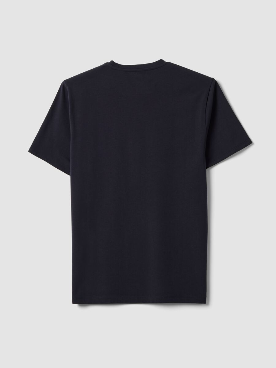 Men&rsquo;s black organic cotton slim-fit short-sleeve T-shirt_6