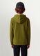 Green regular-fit organic cotton hoodie for boys_3