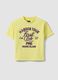 Boys&rsquo; pure cotton yellow oversized T-shirt_3